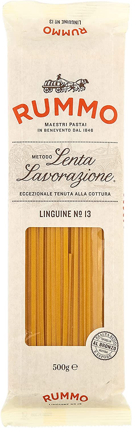 Rummo - Linguine n.13 Trafilate al Bronzo - 24 Confezioni da 500 g